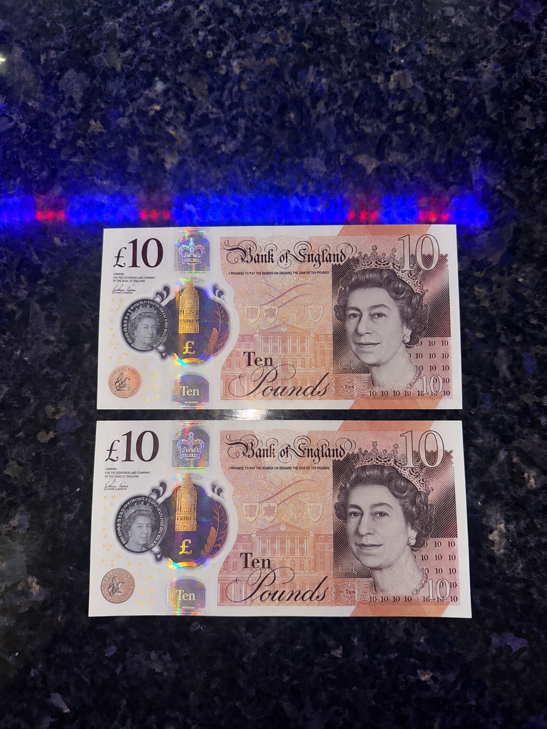 GBP 10 fake money